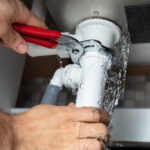 Leaking pipe