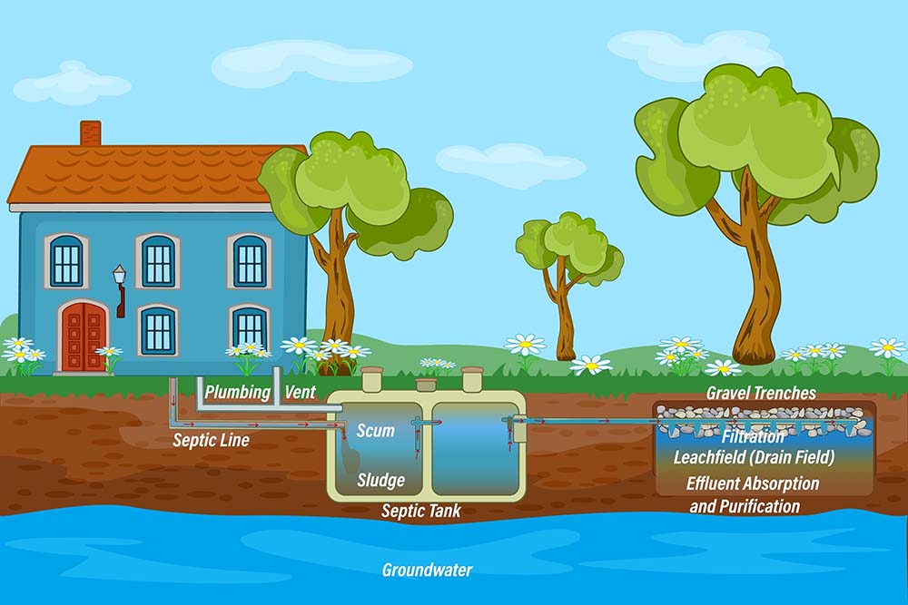 Septic tank process