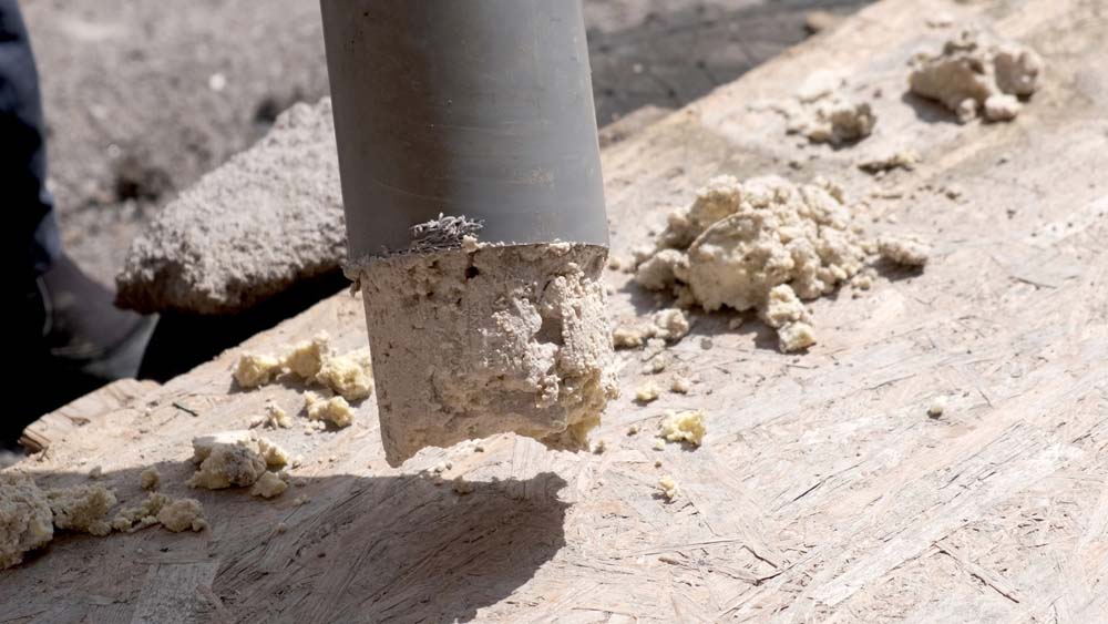 plumber removes grease from a sewer pipe Crozet, VA