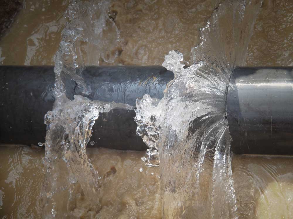 Burst pipe