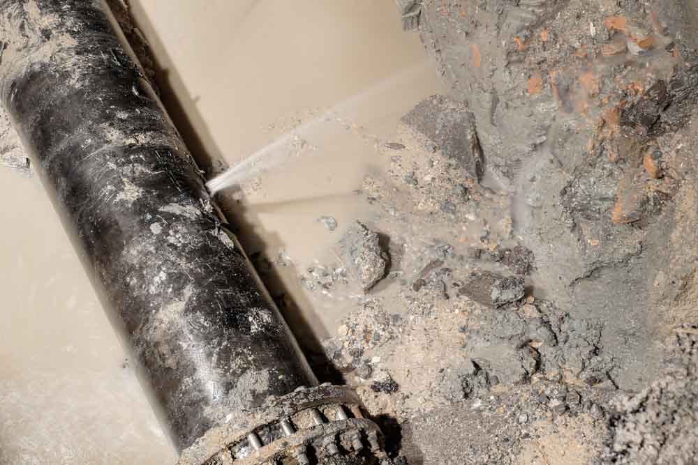 Burst pipes Burst pipes