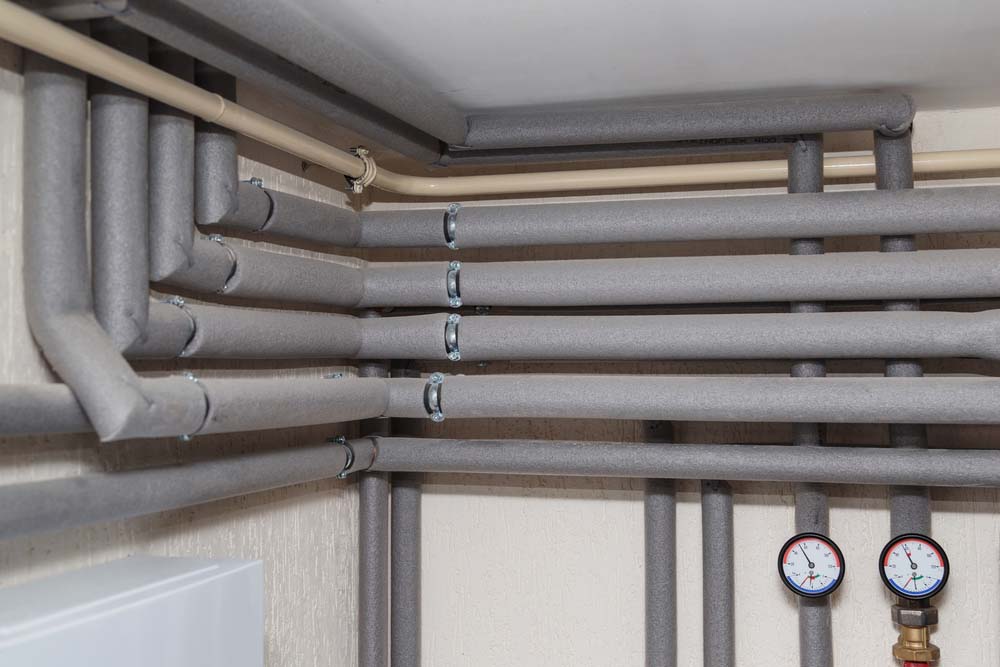 Insulating pipes