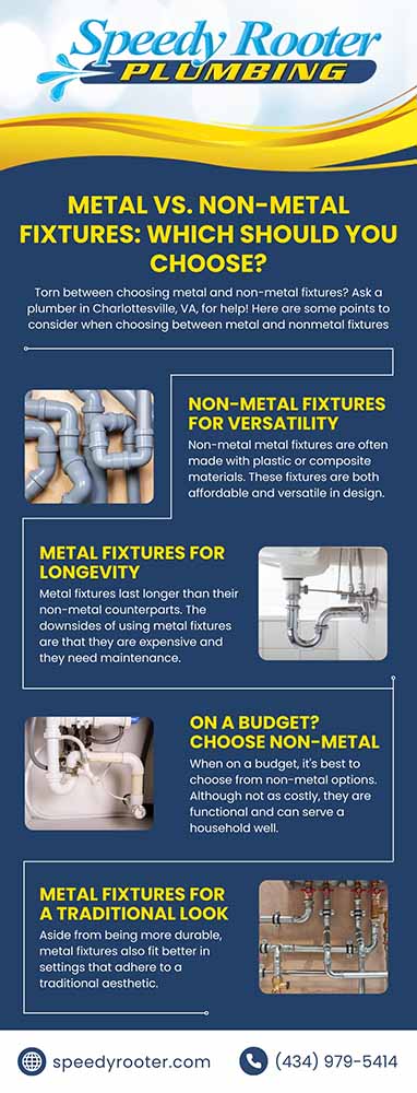 Metal vs. Non-metal fixtures Metal vs. Non-metal fixtures