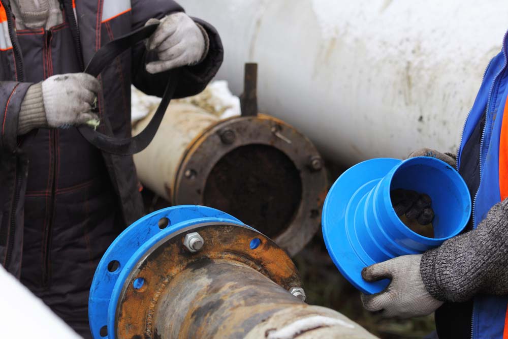 a sewer line with CIPP a sewer line with CIPP
