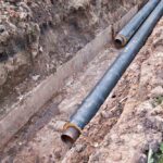 relined sewer pipe
