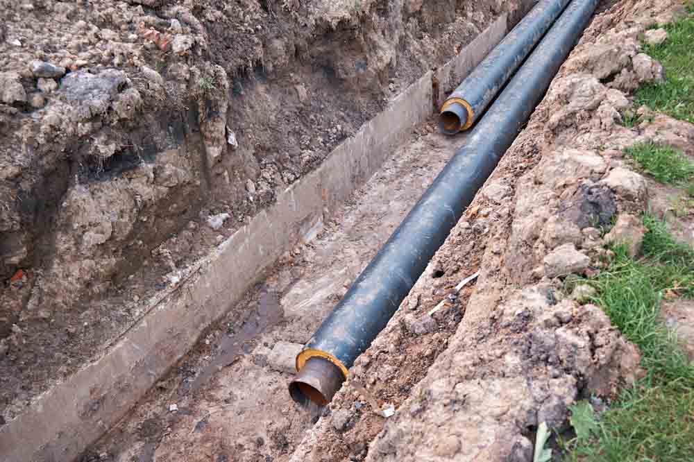 relined sewer pipe